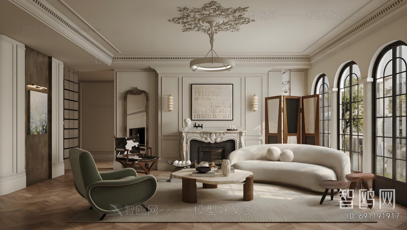 French Style A Living Room