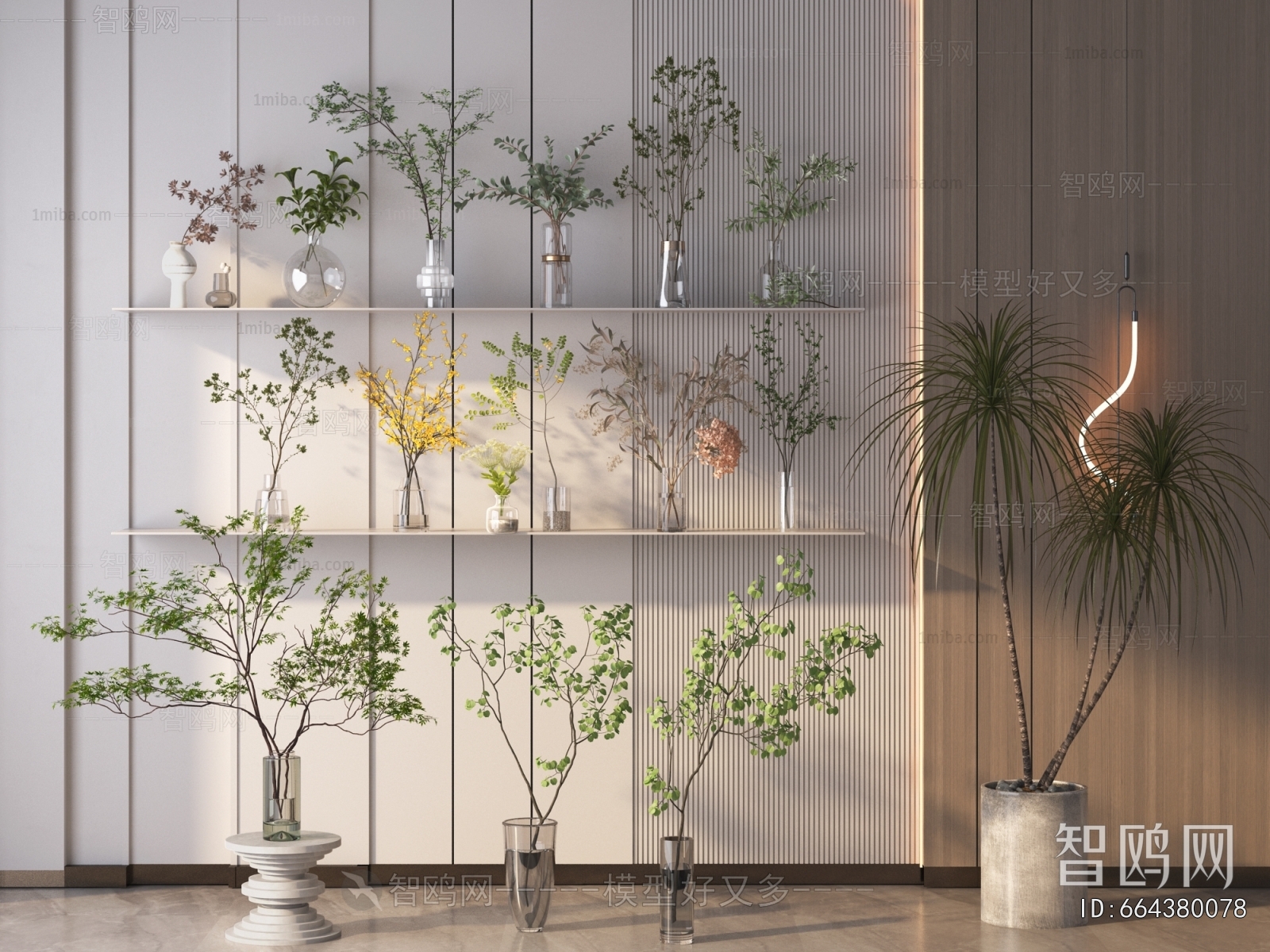 Modern Aquatic Green Plant