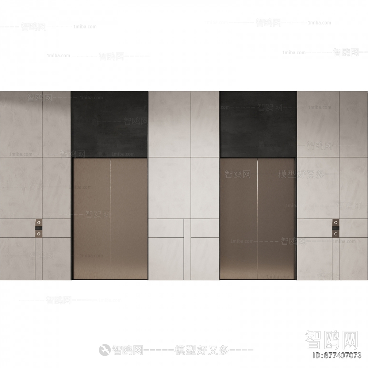 Modern Office Elevator Hall