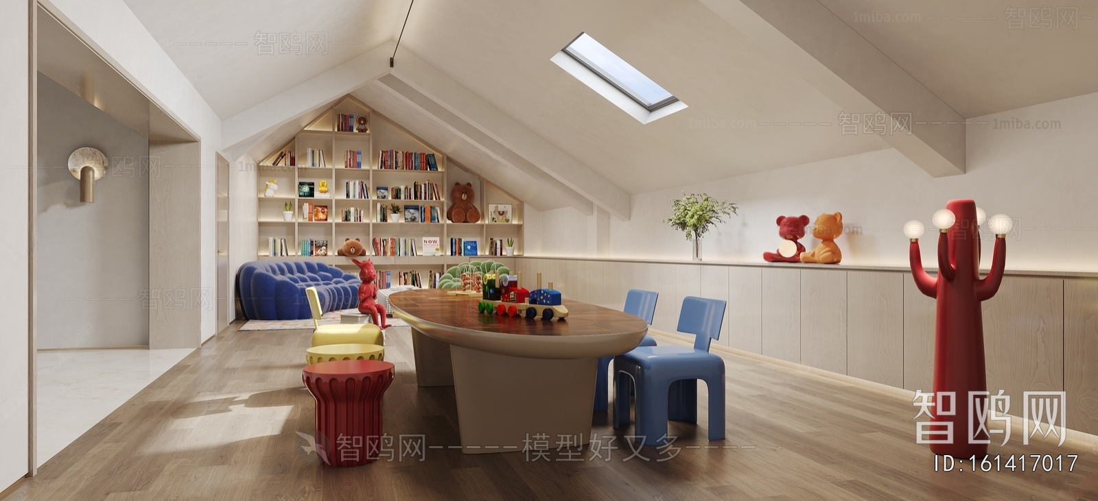 Modern Children's Room Activity Room