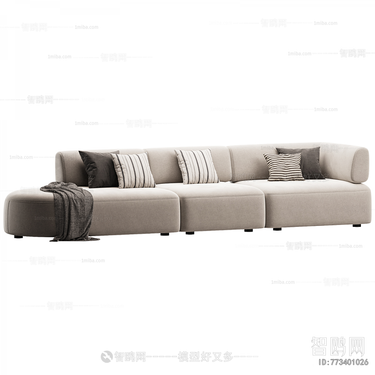 Modern Three-seat Sofa