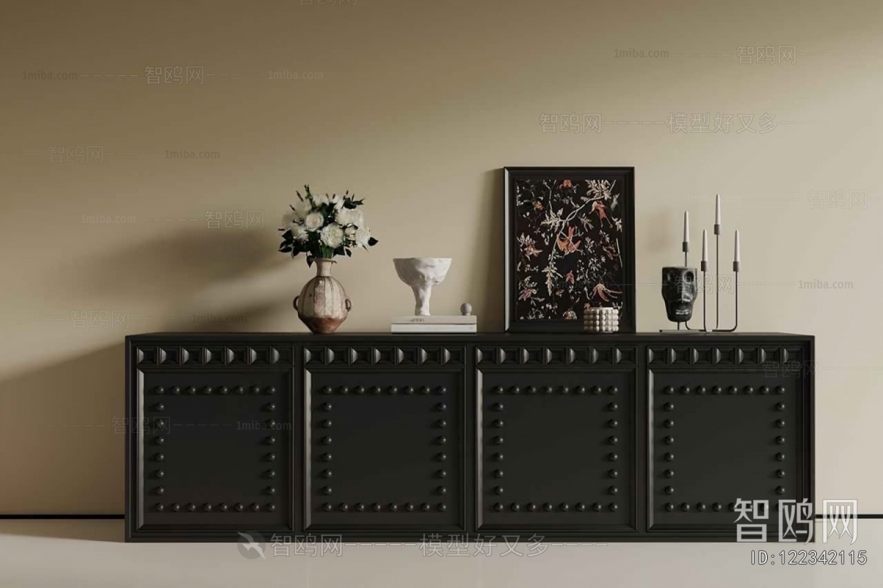 French Style Side Cabinet