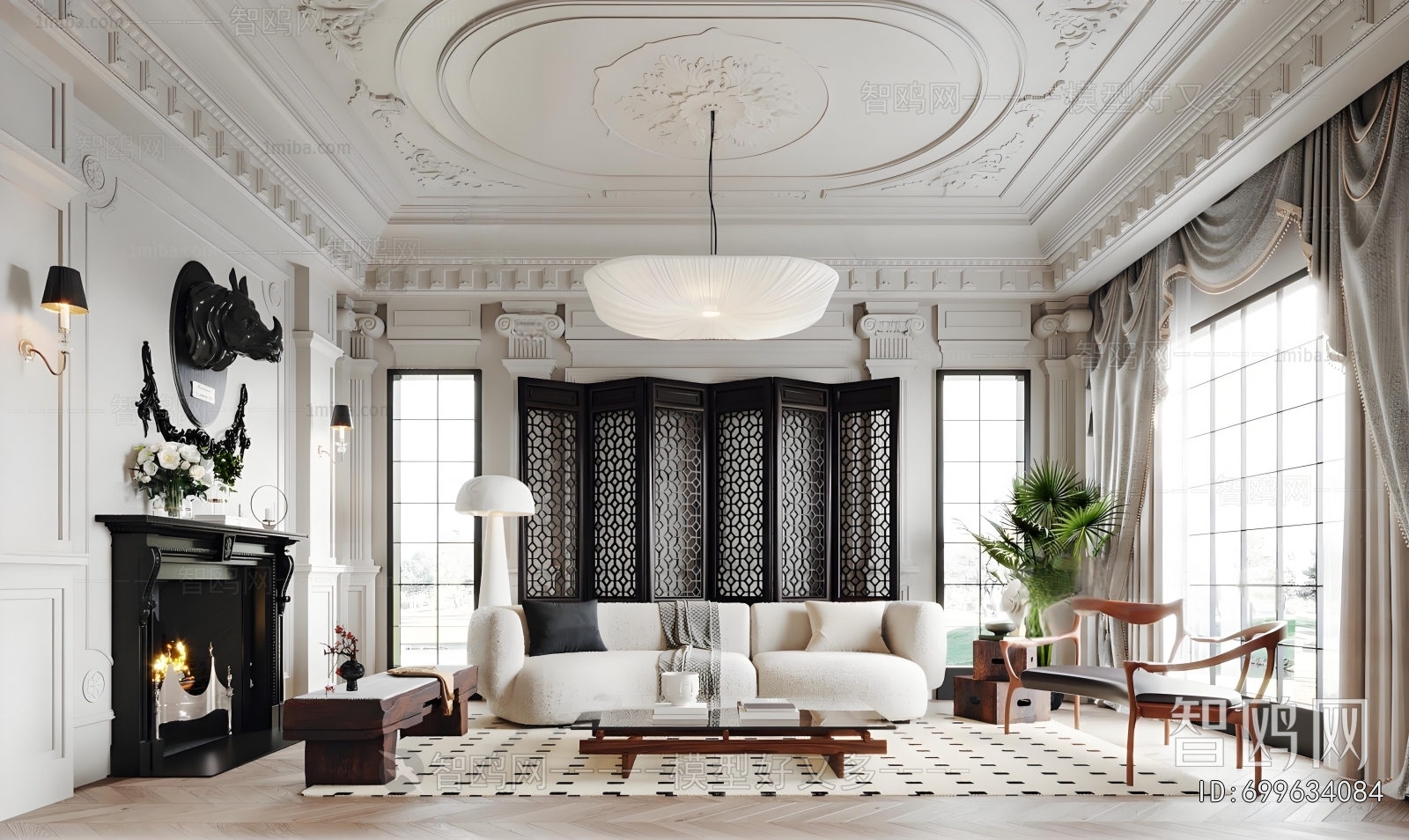 French Style A Living Room