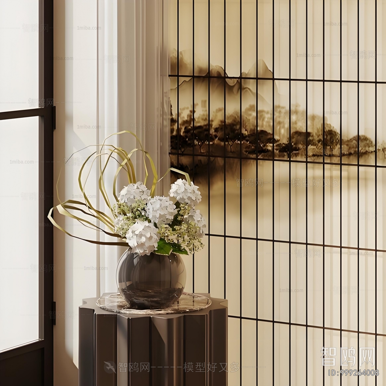 New Chinese Style Flower Arrangement