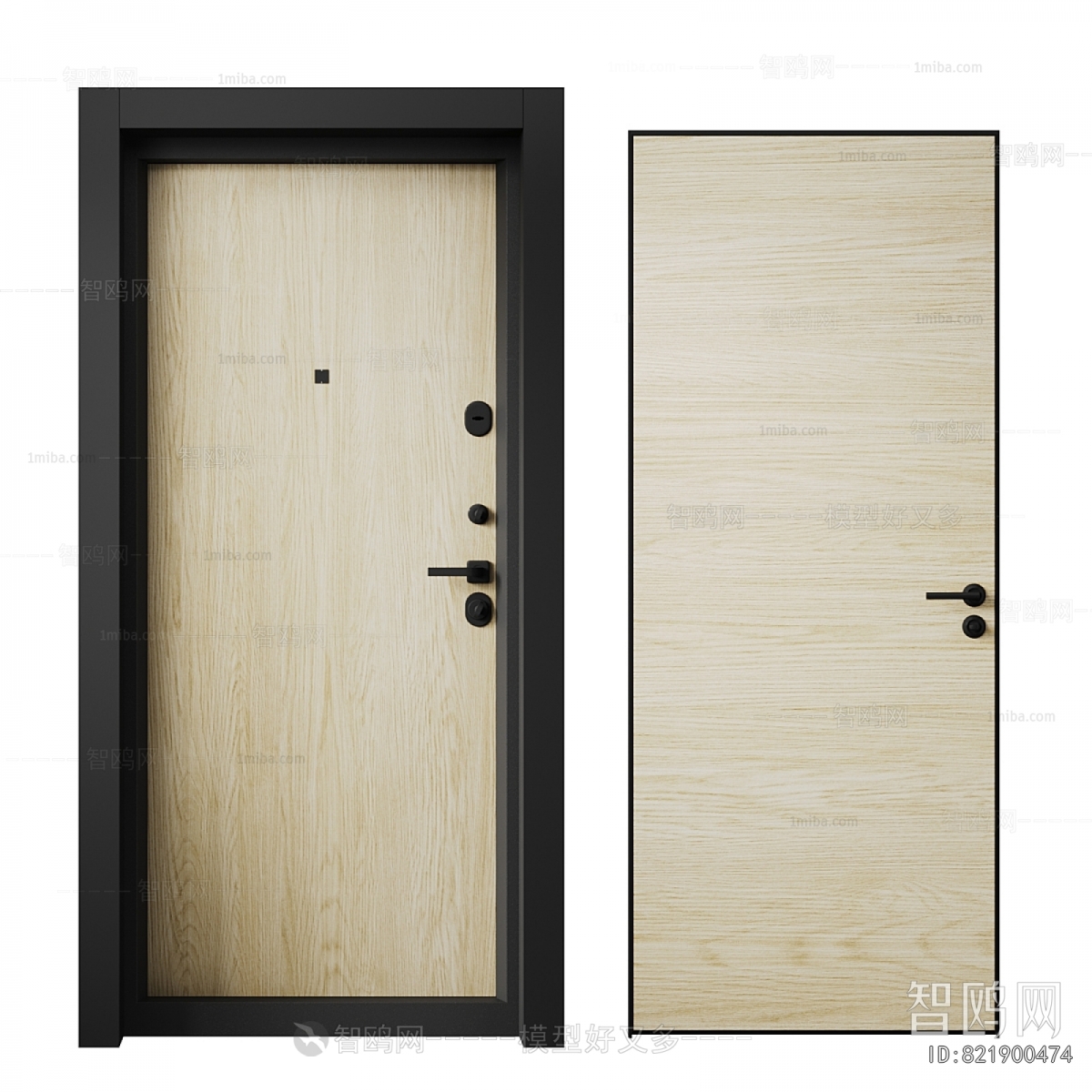 Modern Single Door