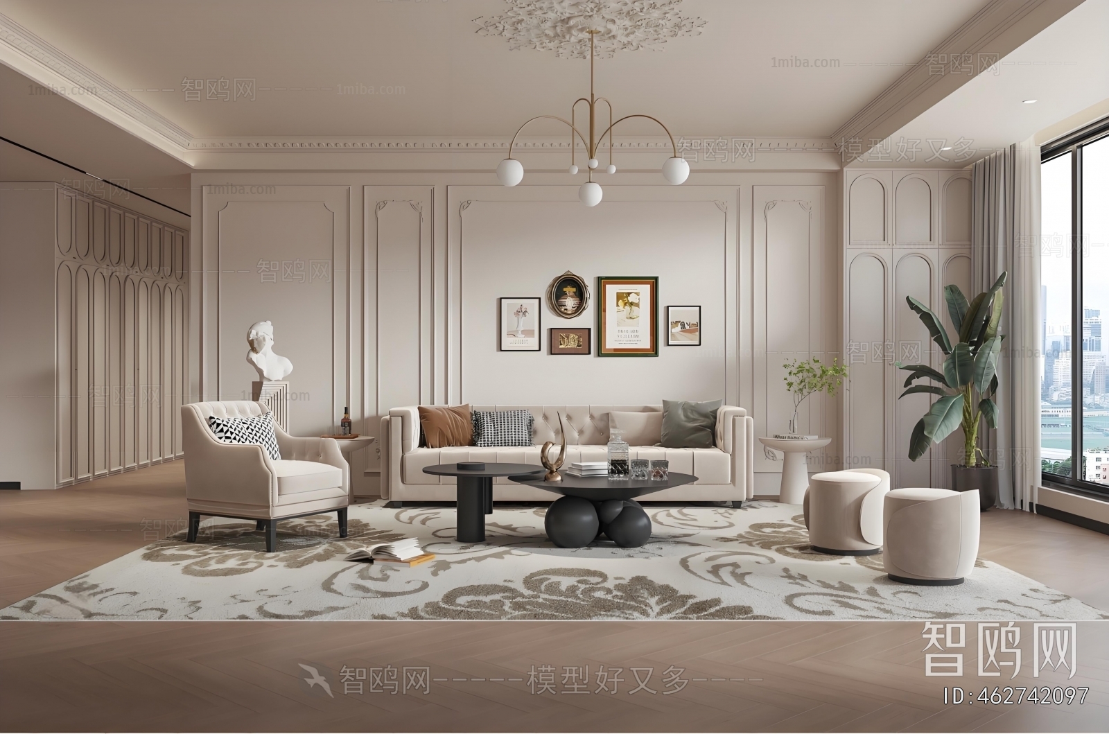 French Style A Living Room