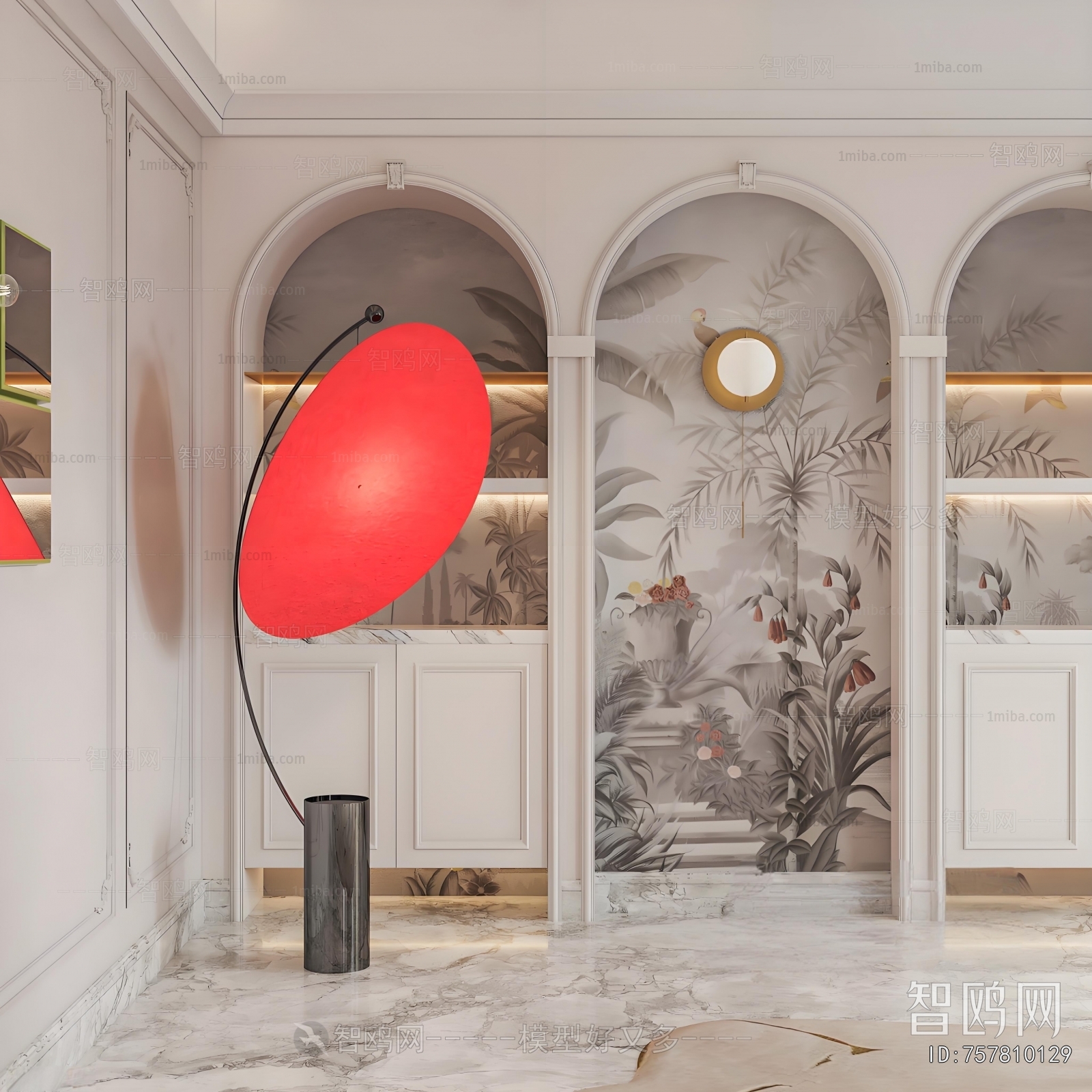 Simple European Style Study Space