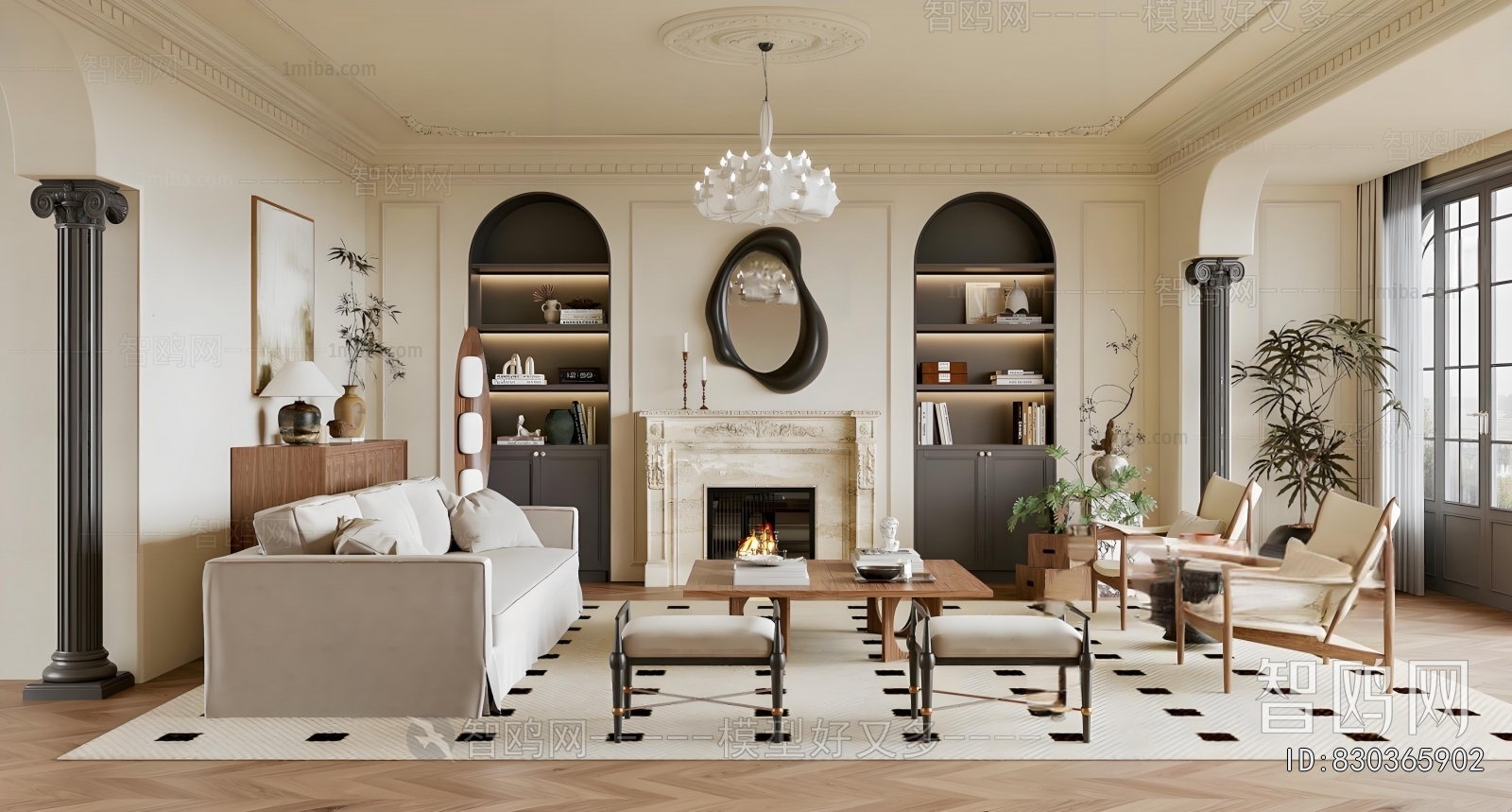 French Style A Living Room