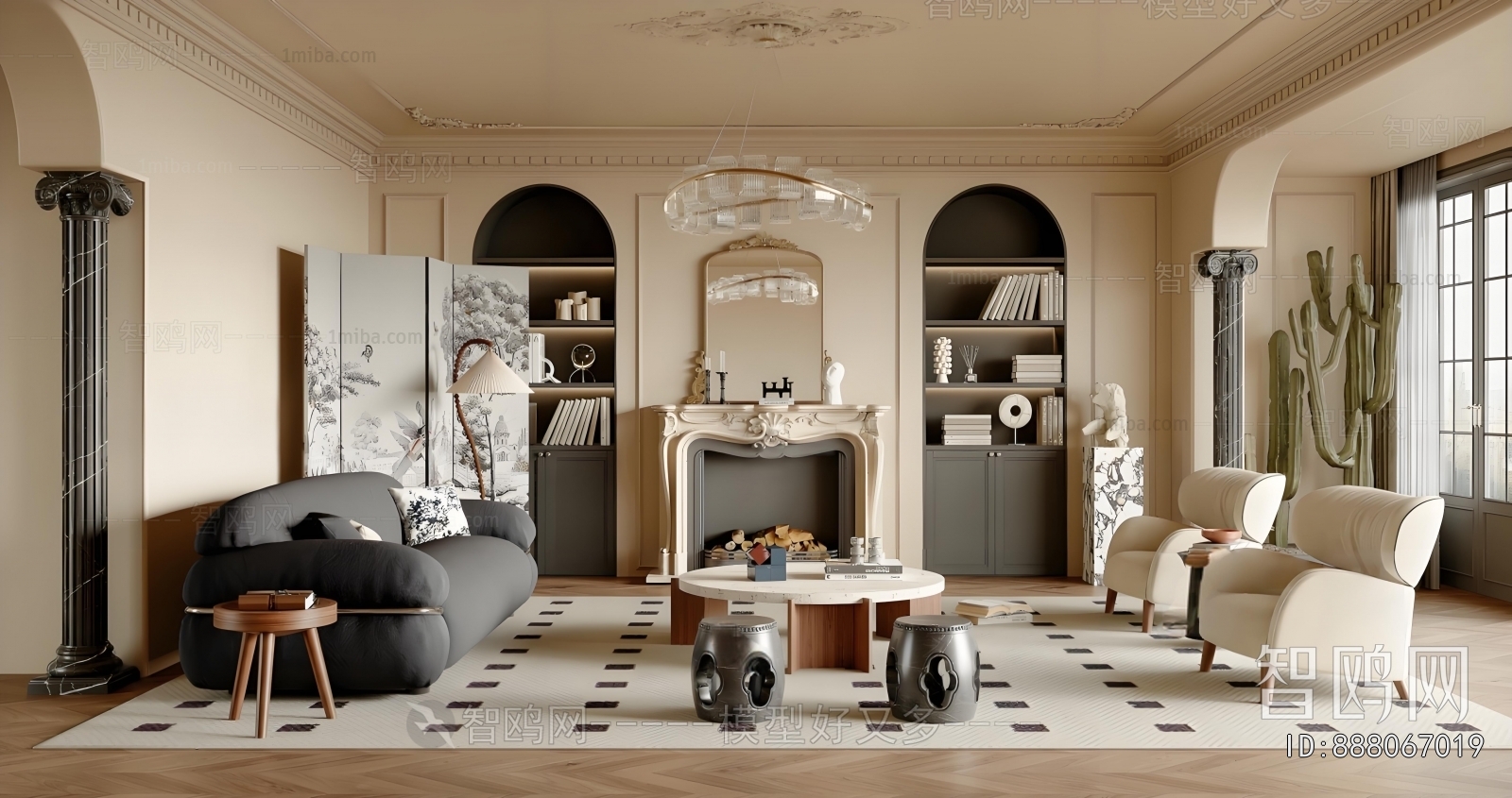 French Style A Living Room