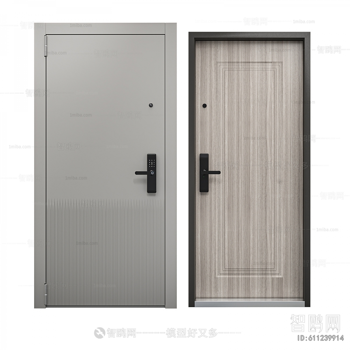 Nordic Style Single Door