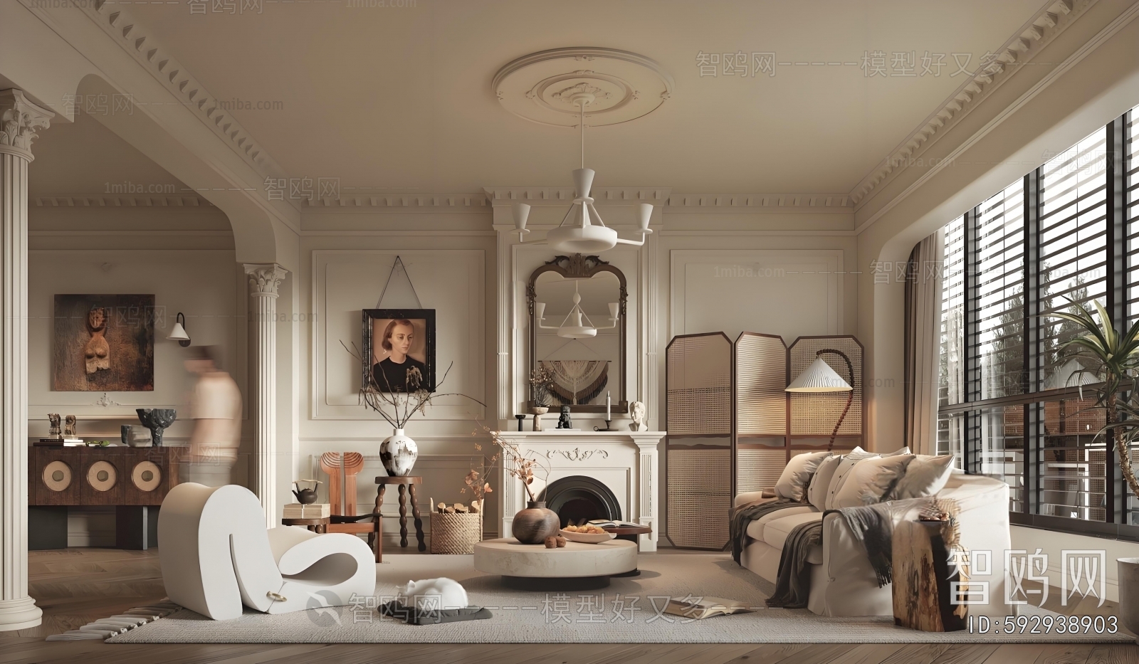 French Style A Living Room