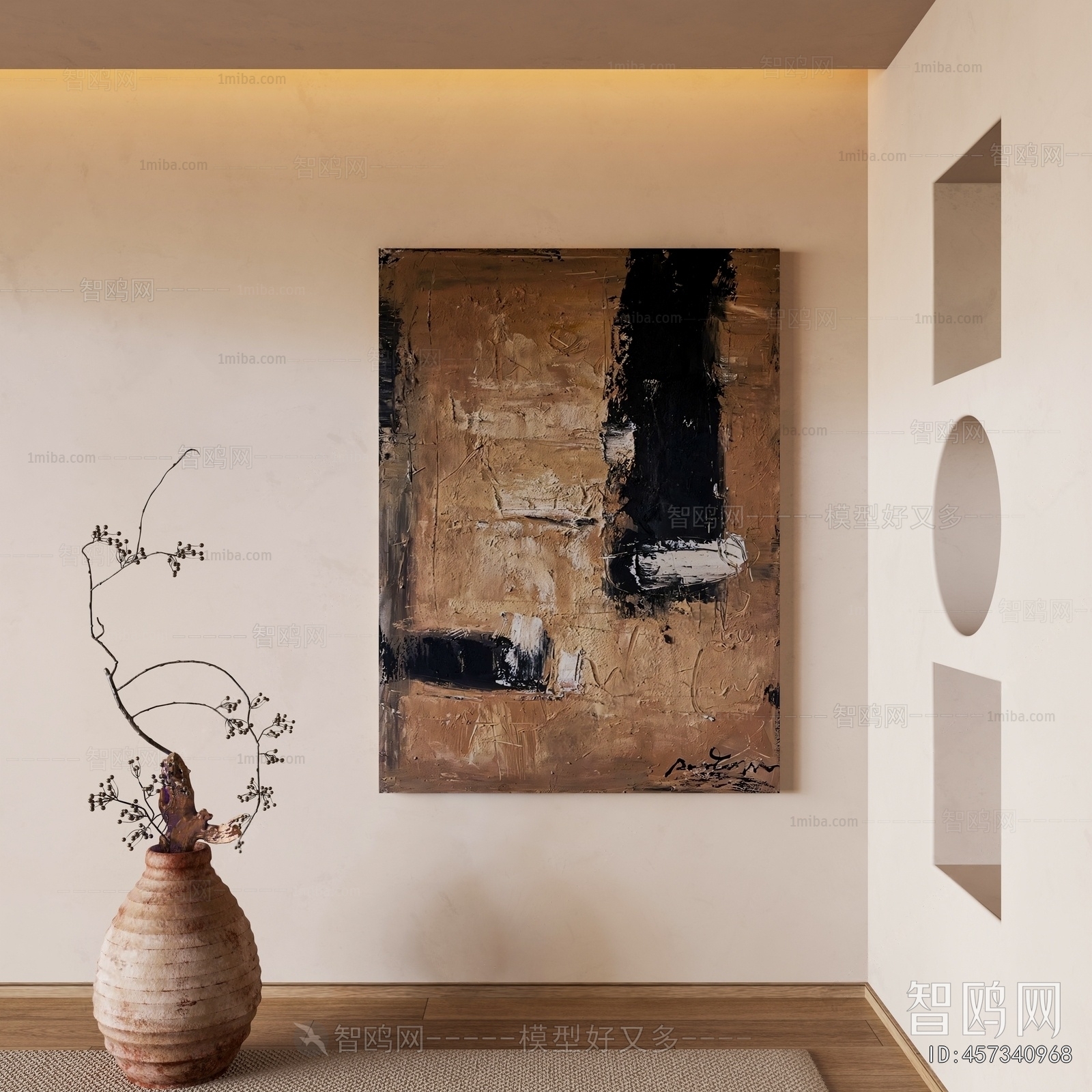 Wabi-sabi Style Painting