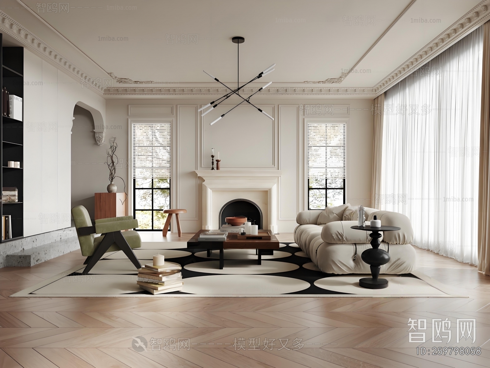 French Style A Living Room