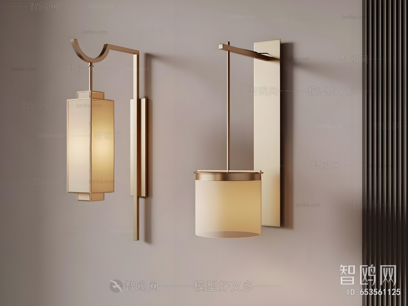 New Chinese Style Wall Lamp