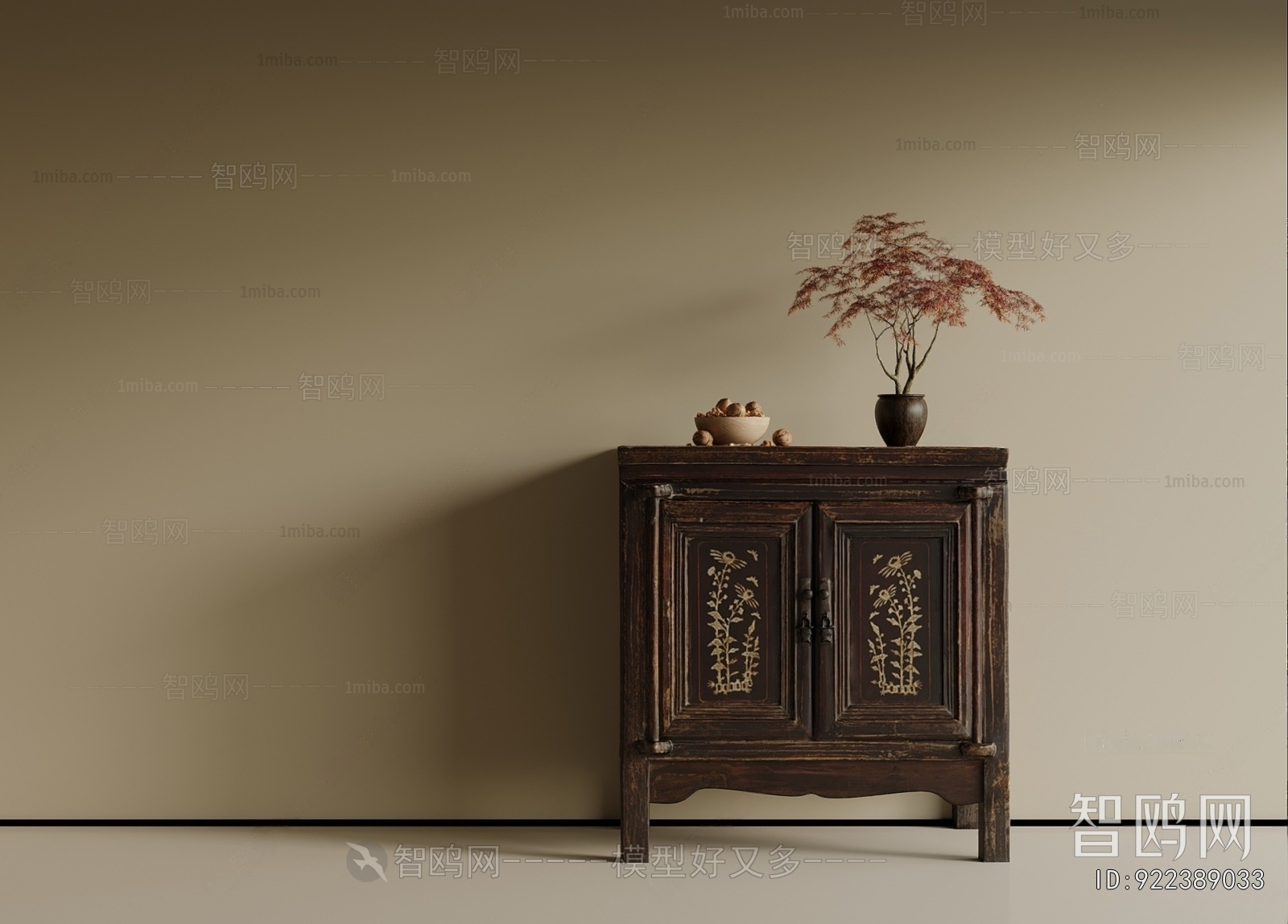 New Chinese Style Side Cabinet