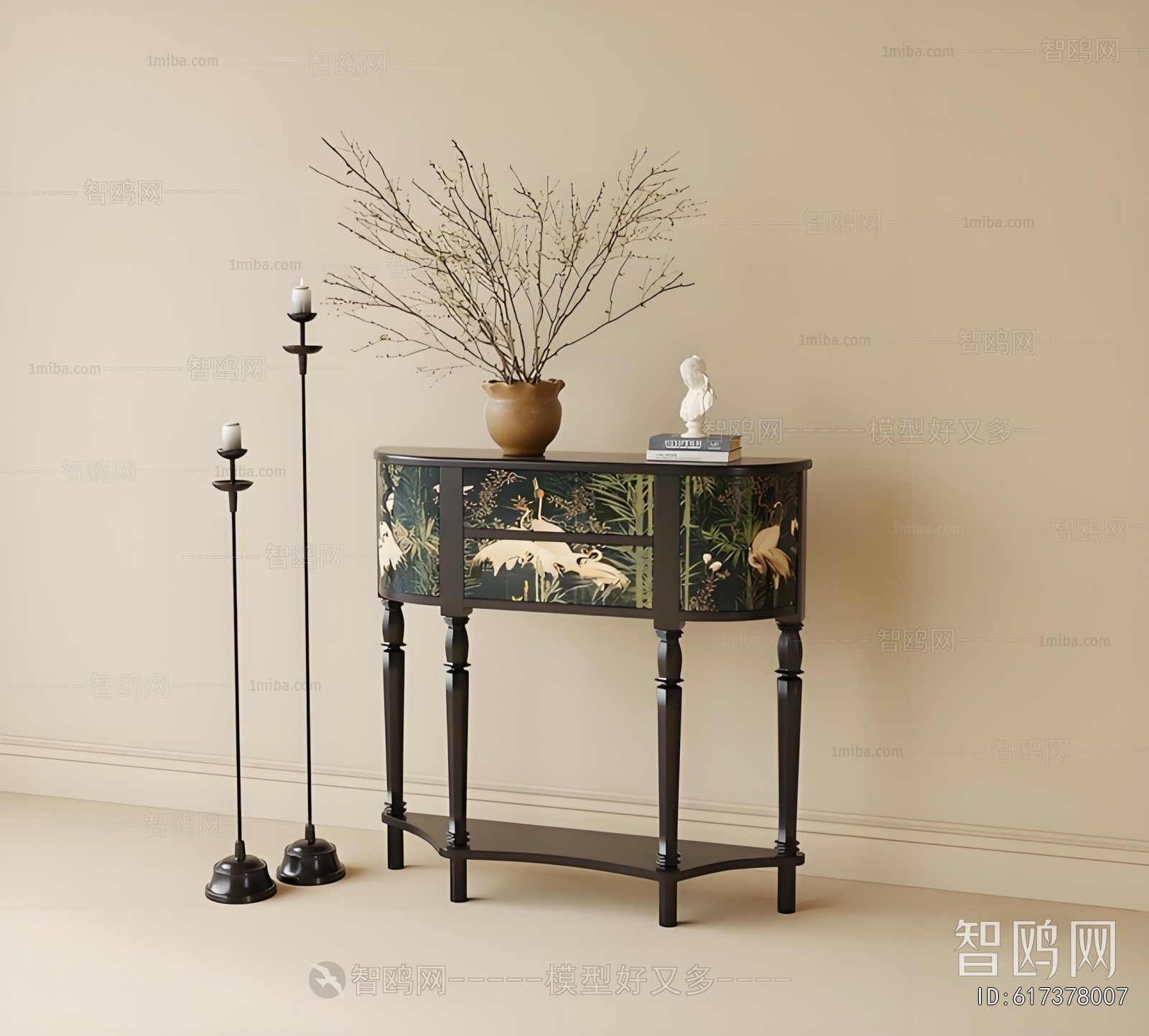 French Style Entrance Cabinet