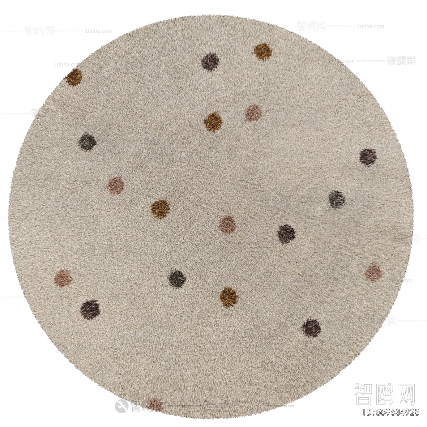 Modern Circular Carpet