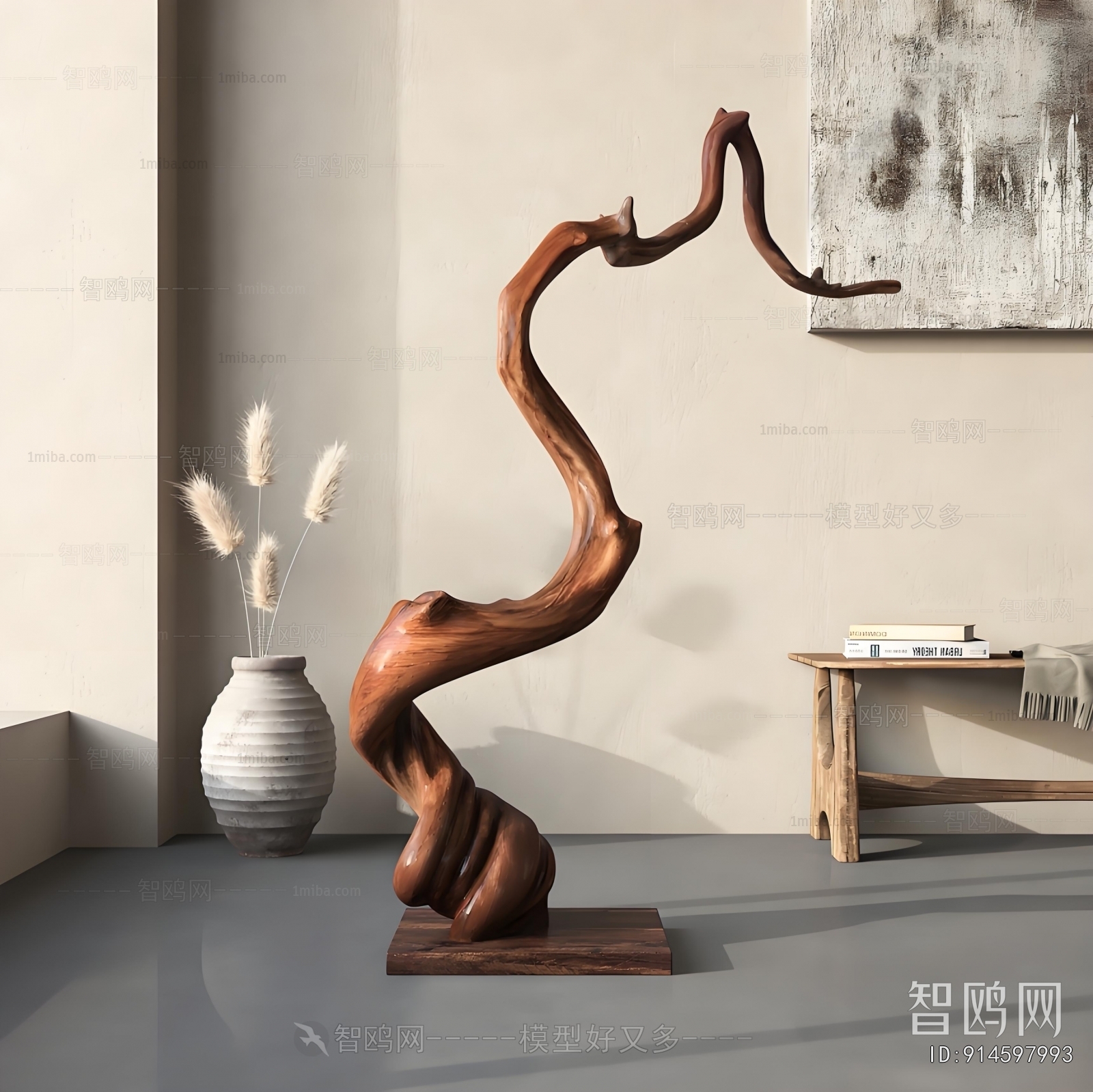 New Chinese Style Root Carving