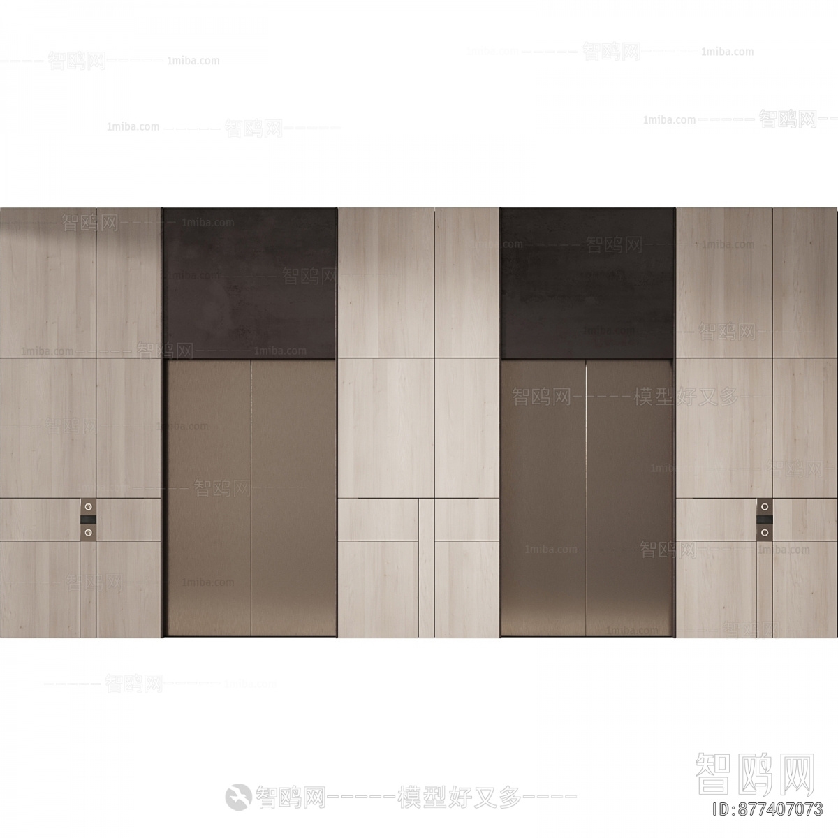 Modern Office Elevator Hall