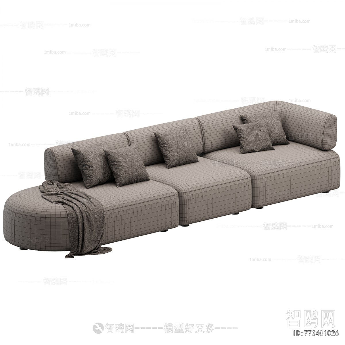 Modern Three-seat Sofa