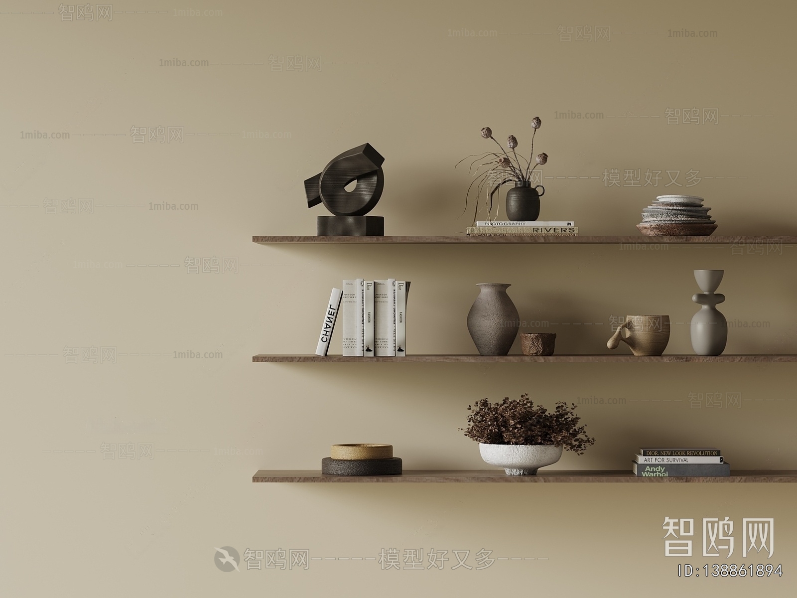 Wabi-sabi Style Decorative Set