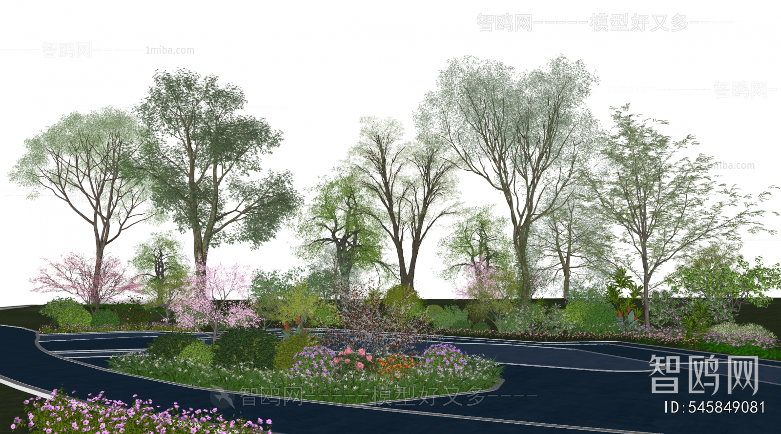 Modern Park Landscape