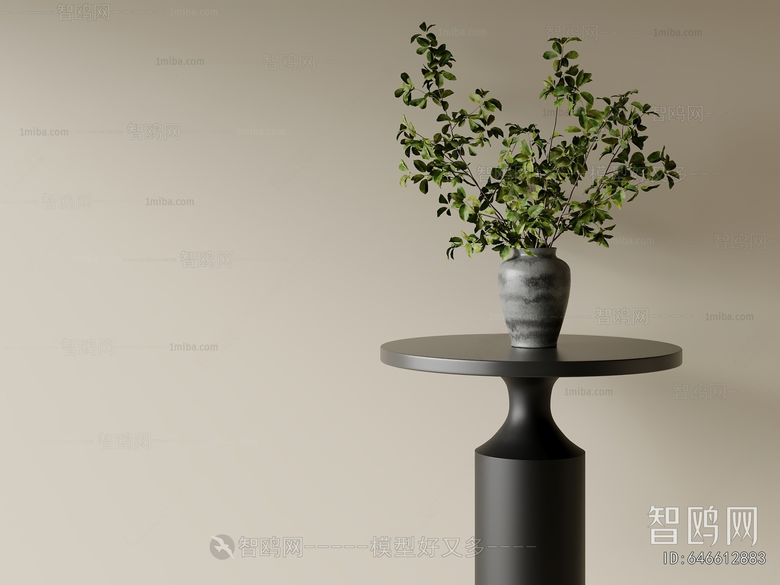 Modern Aquatic Green Plant