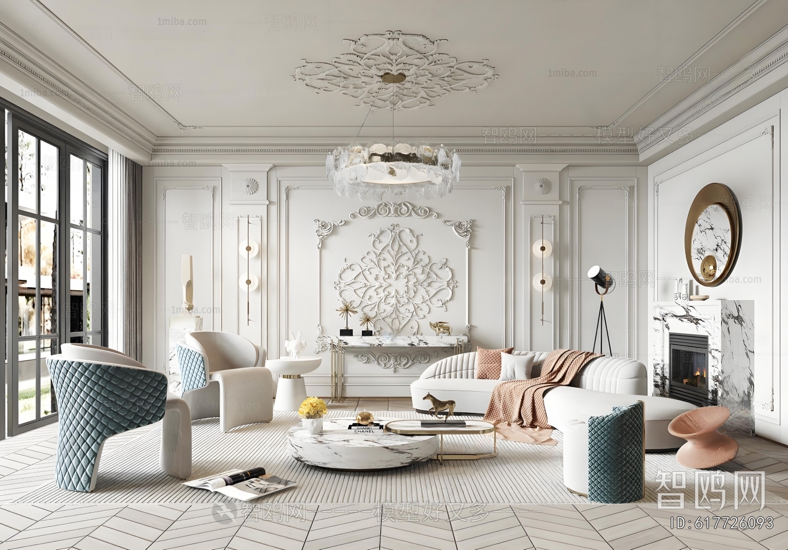 French Style A Living Room