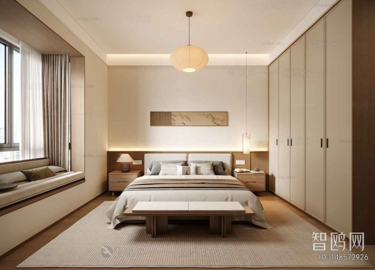New Chinese Style Bedroom