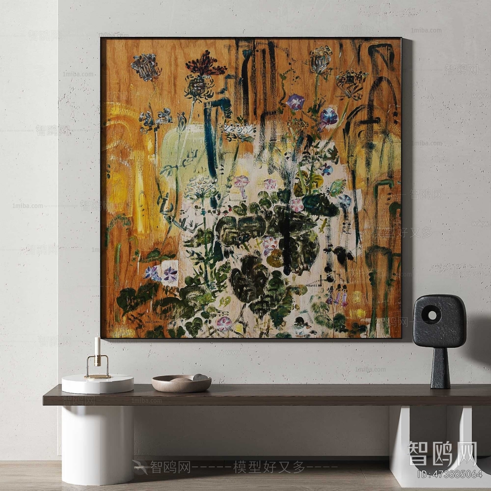 Retro Style Painting