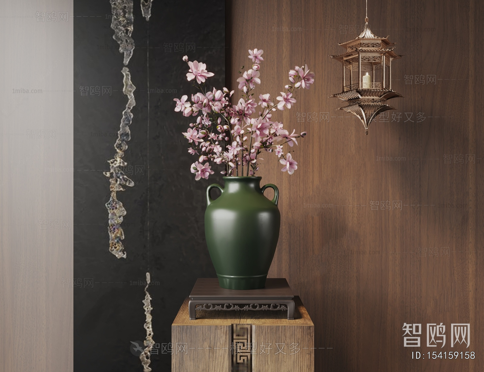 New Chinese Style Flower Arrangement