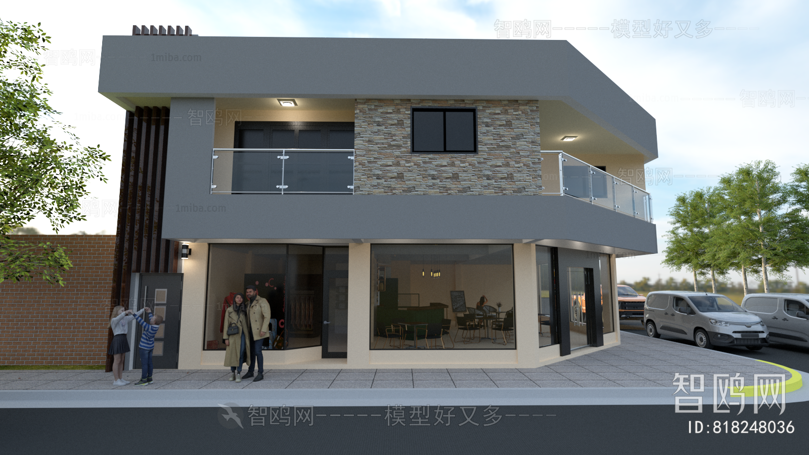 Modern Appearance Of Commercial Building