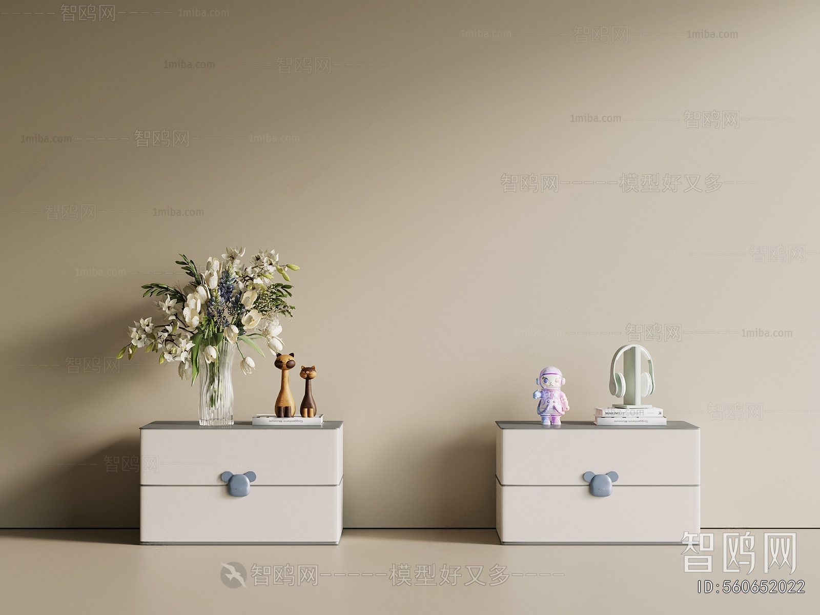 Modern Bedside Cupboard