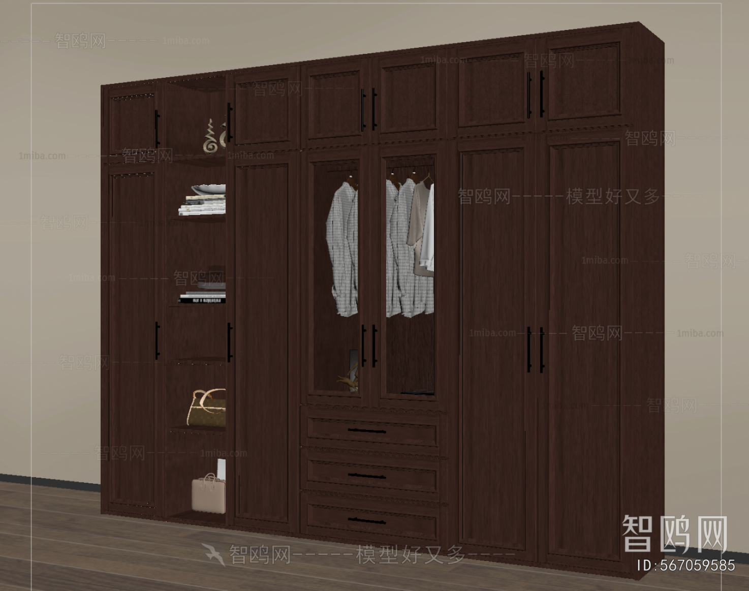 New Chinese Style The Wardrobe