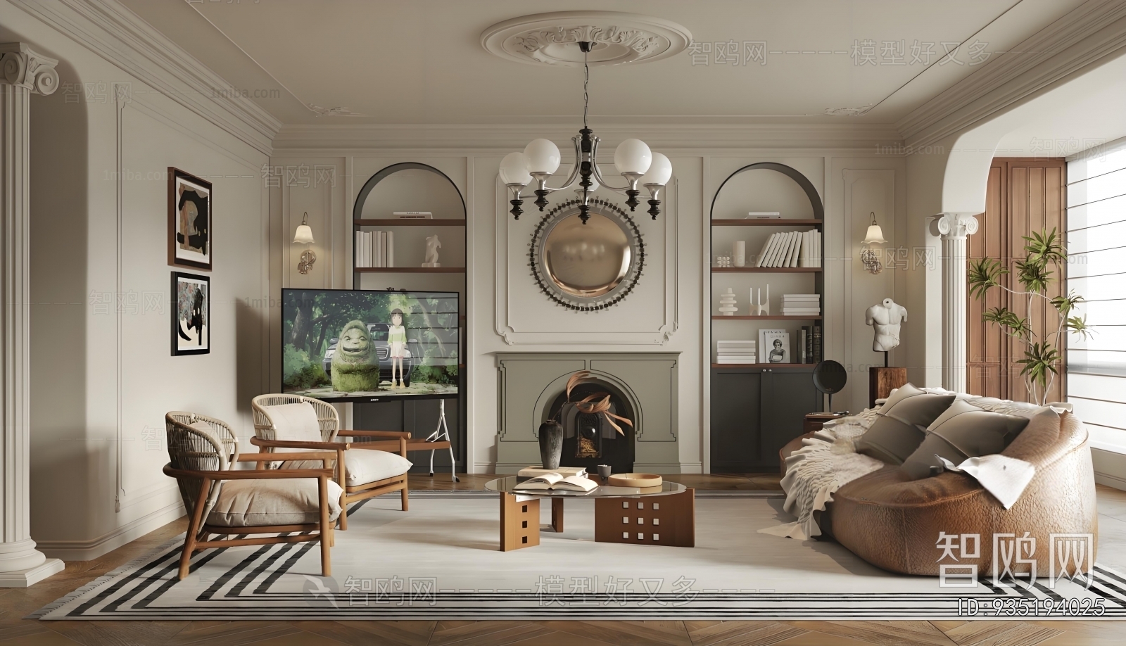 French Style A Living Room