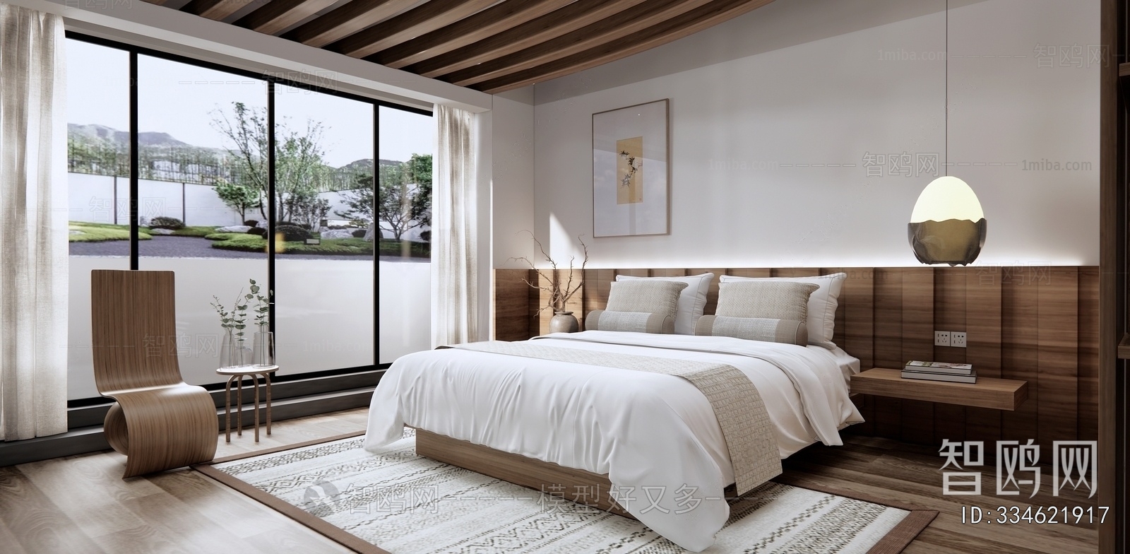 Wabi-sabi Style Bedroom