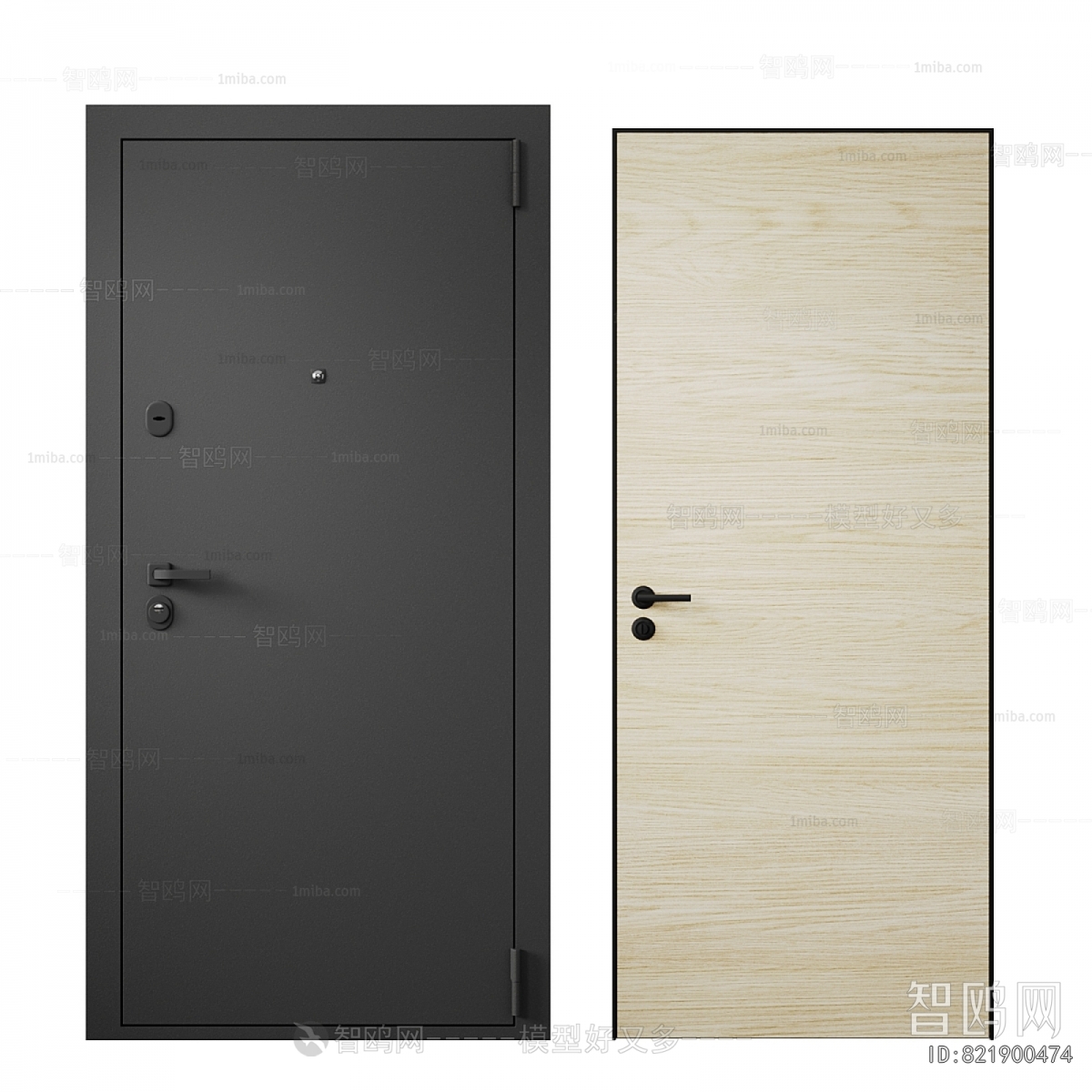 Modern Single Door