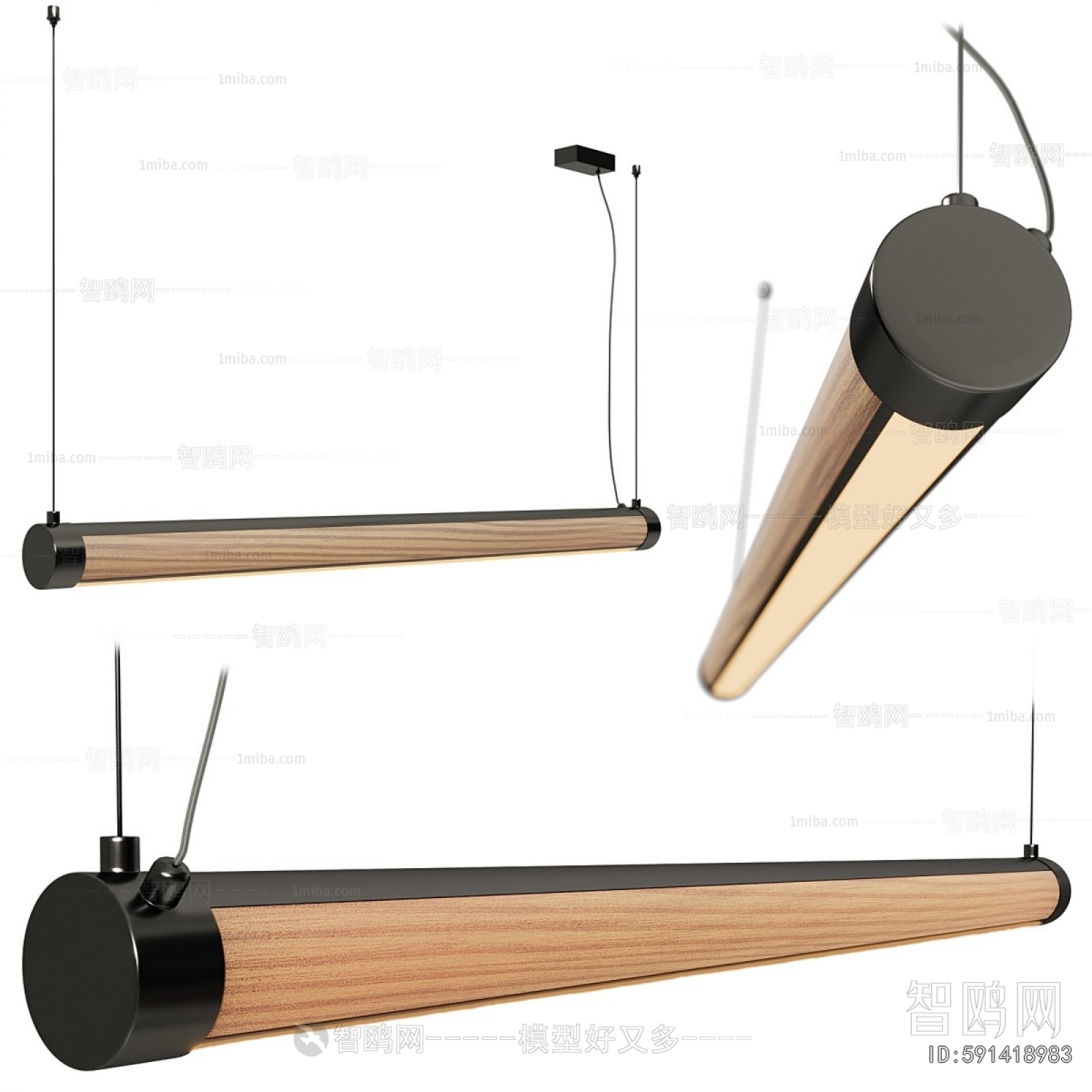 Modern Long Chandelier