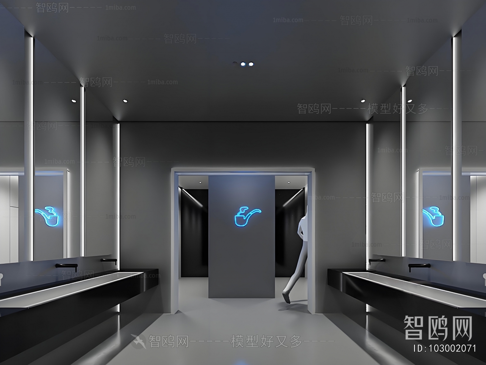 Modern Public Toilet