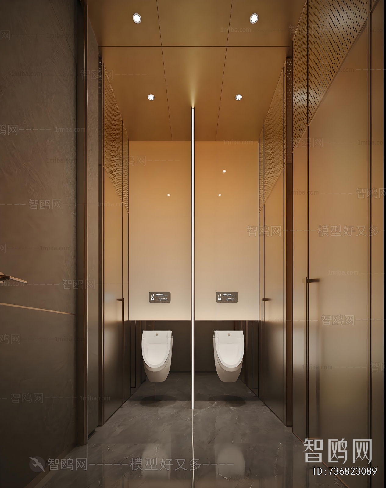 Modern Public Toilet