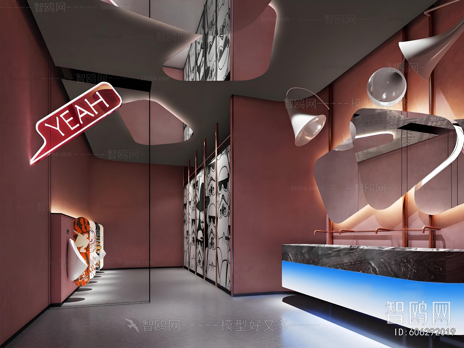 Modern Public Toilet