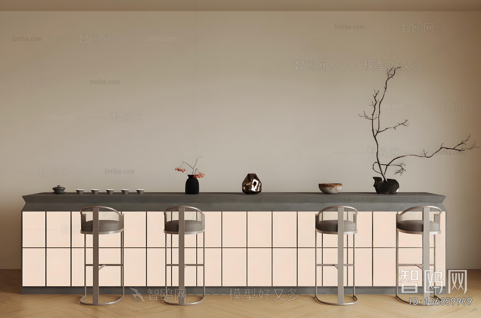 New Chinese Style Counter Bar