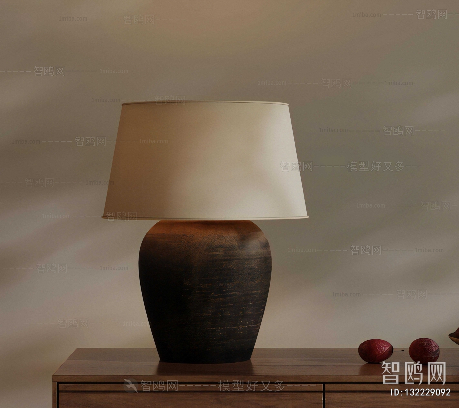 Wabi-sabi Style Table Lamp