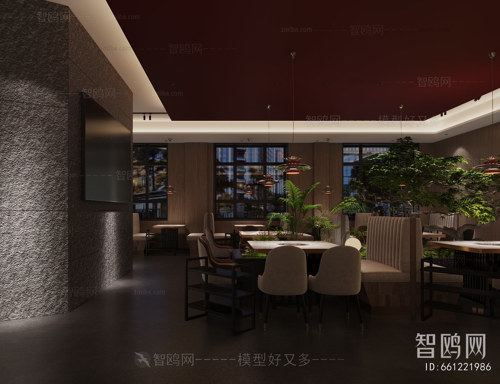 Modern Barbecue Restaurant