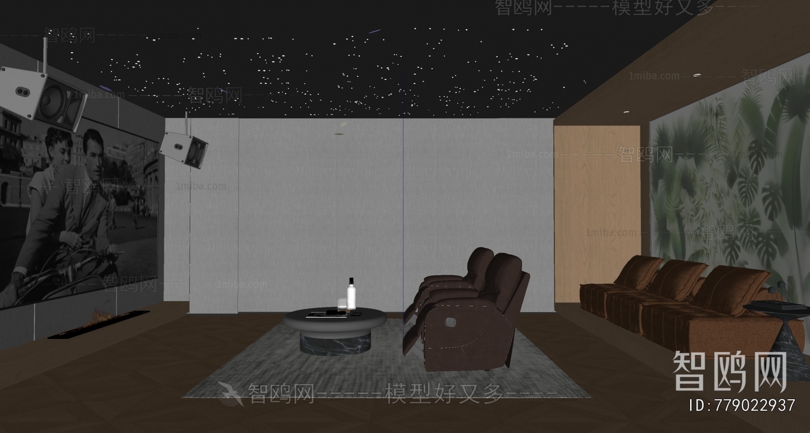 Modern Audiovisual Room