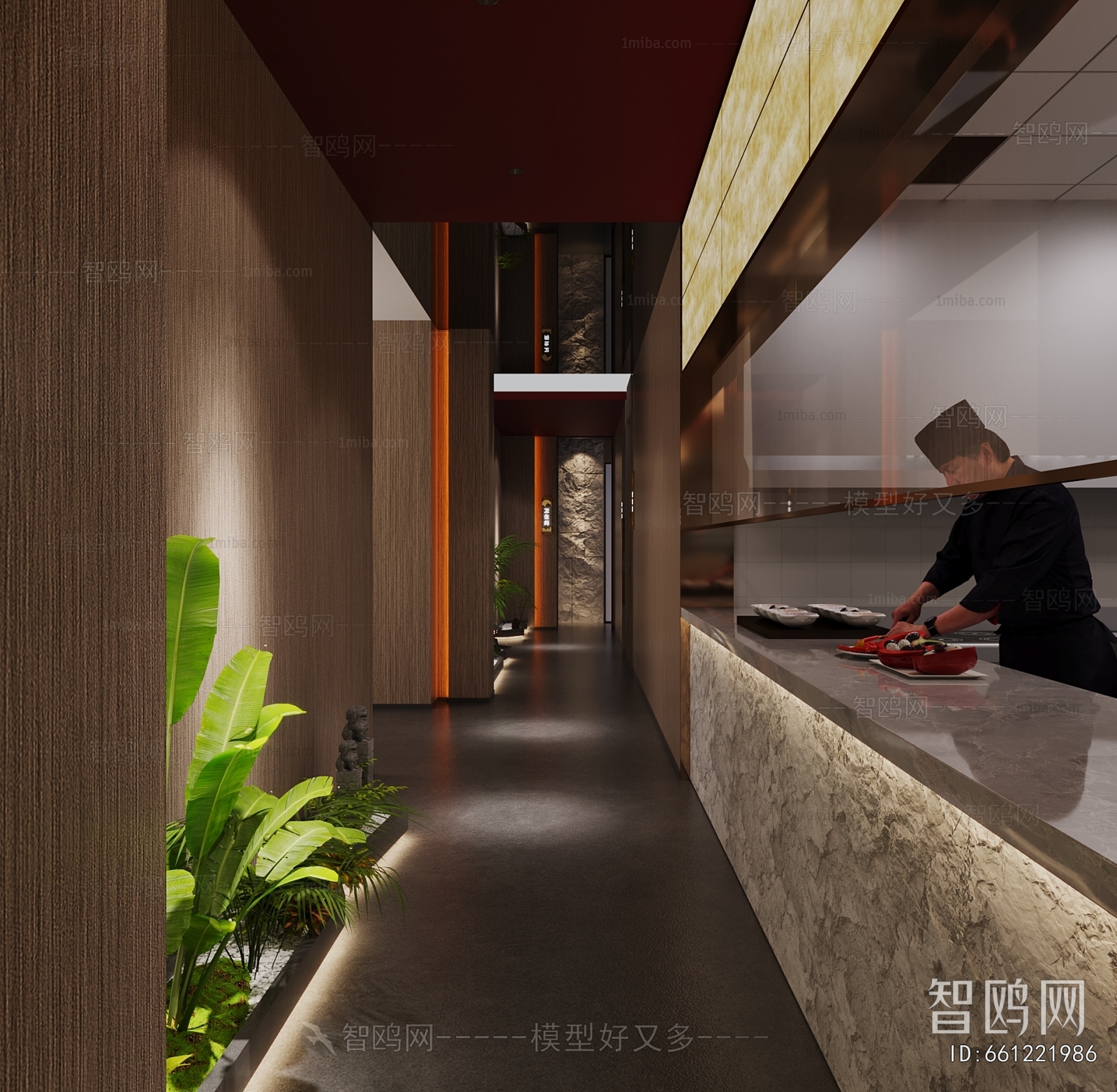 Modern Barbecue Restaurant