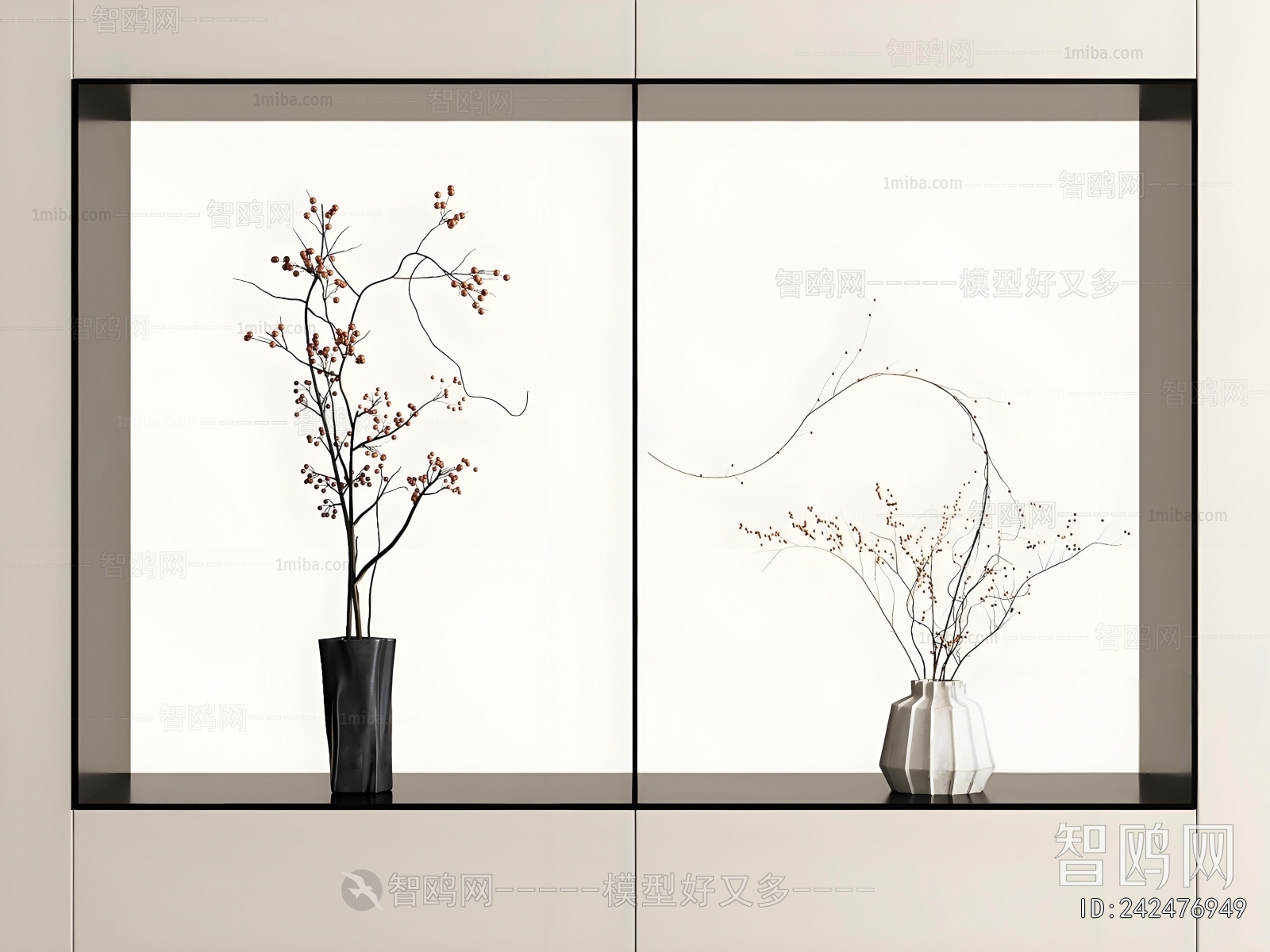 Wabi-sabi Style Dried Branch