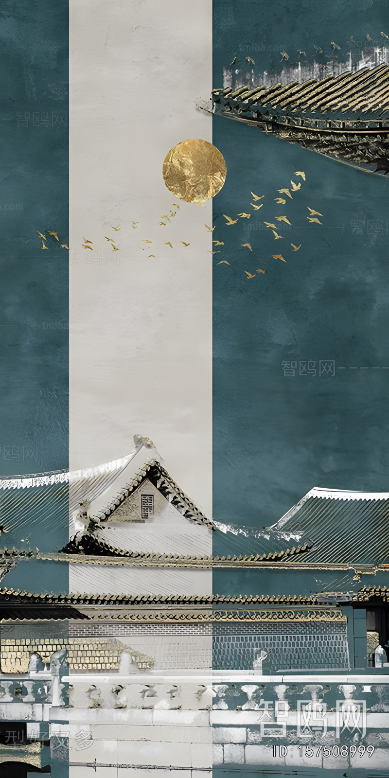 Animal And Plant Pattern Wallpaper