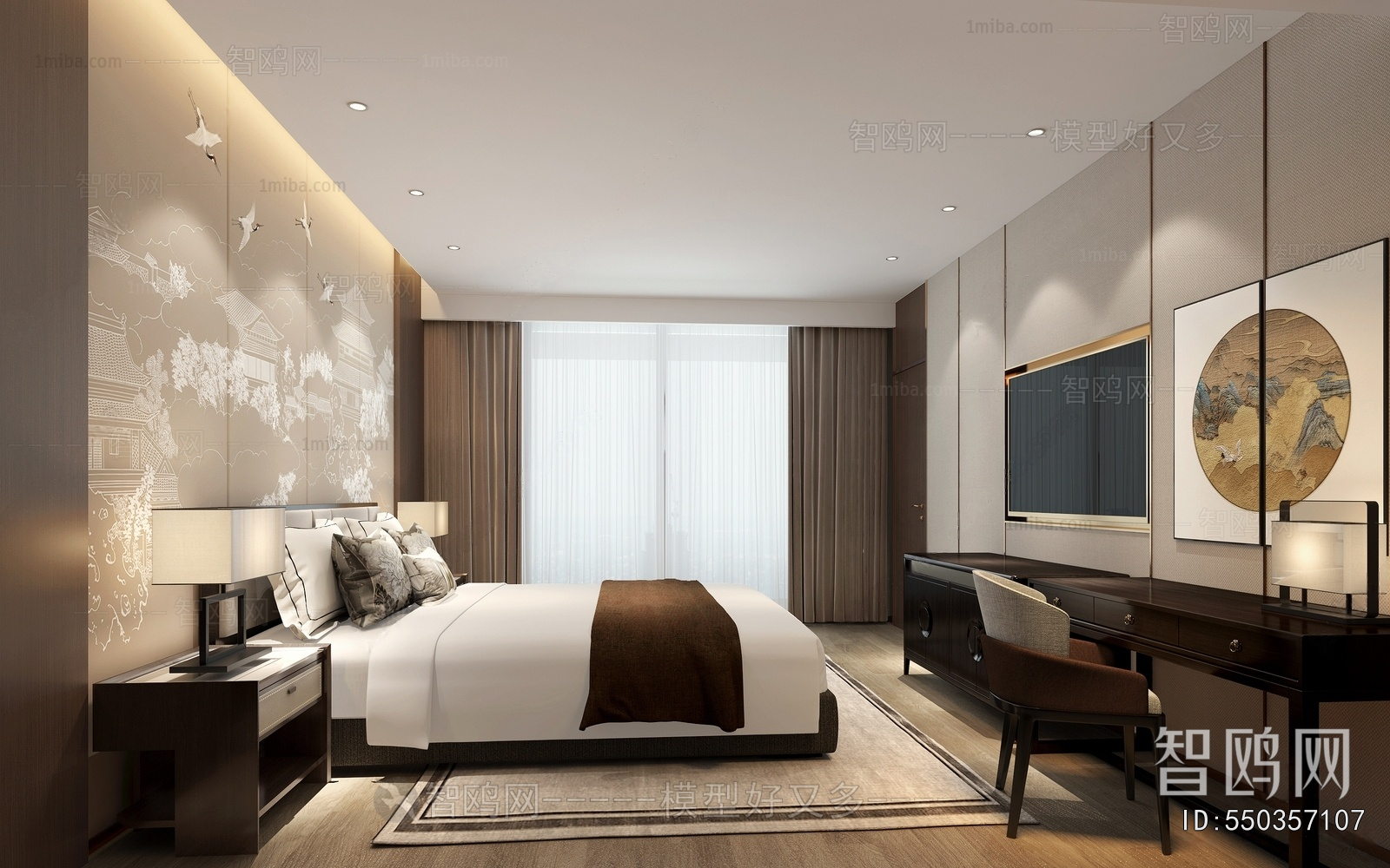 New Chinese Style Guest Room