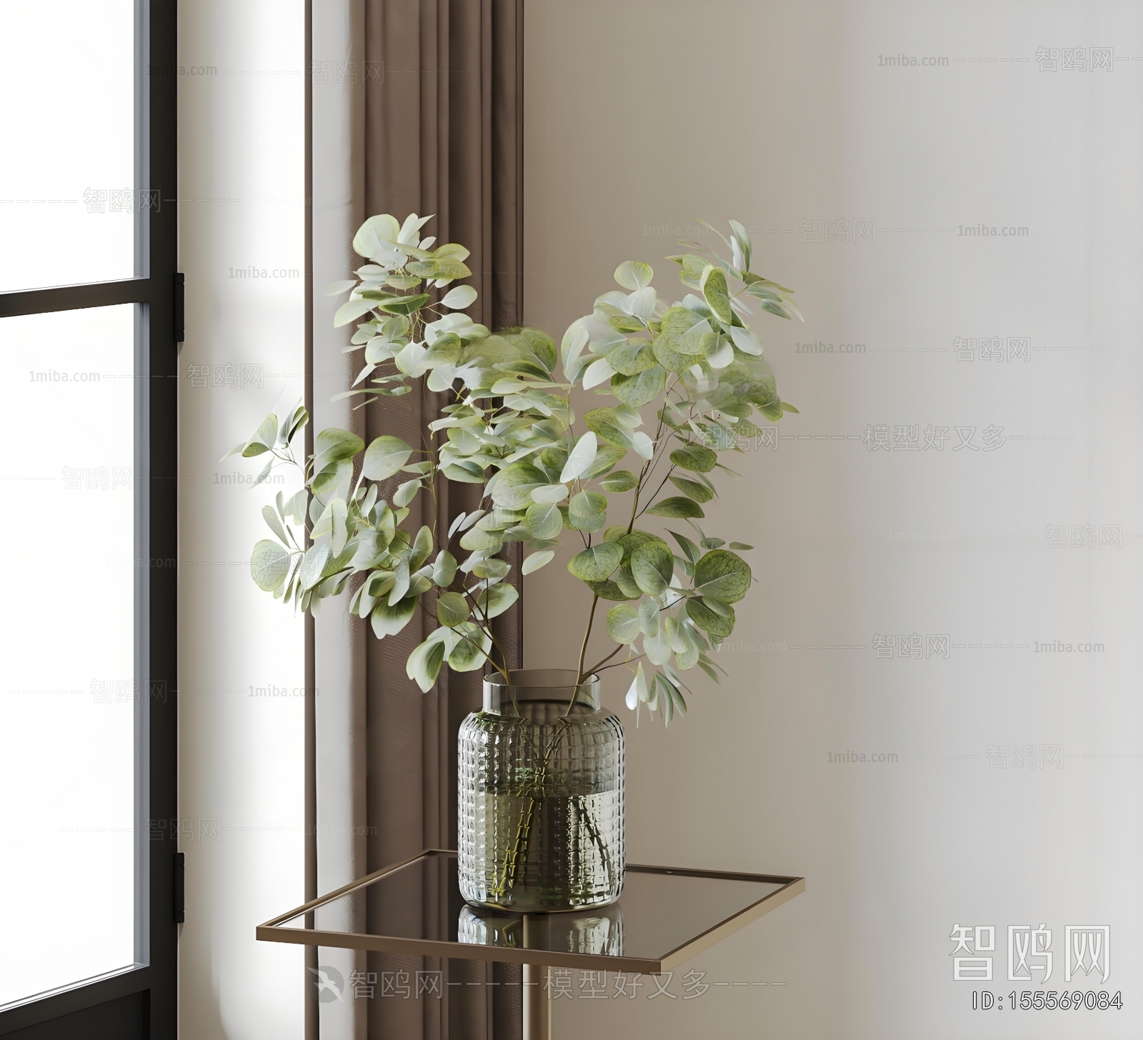 Modern Aquatic Green Plant